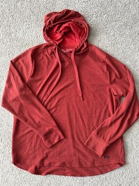Under Armour Women’s Red Hooded Long Sleeve Pullover